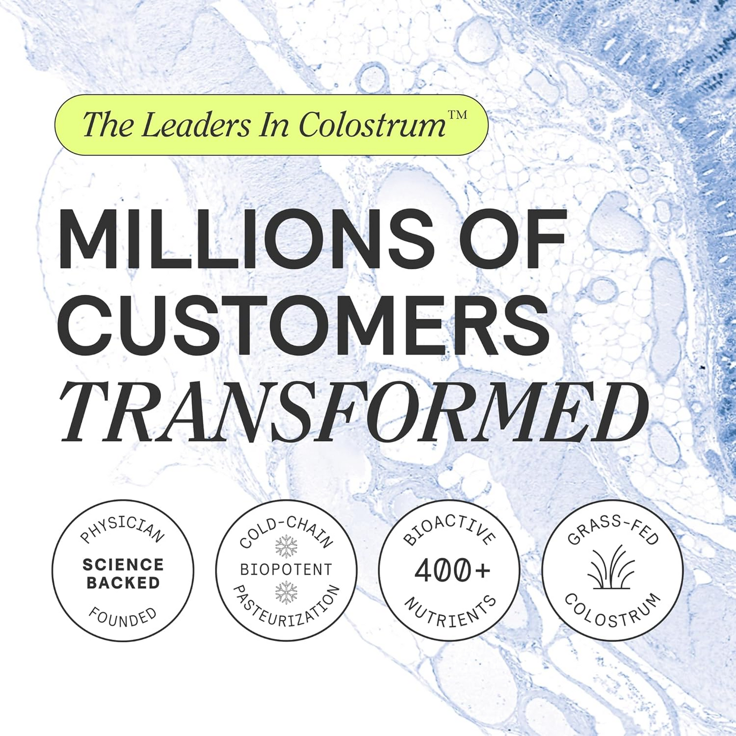 ARMRA Colostrum Powder | Gut Health & Bloating | Skin & Hair | Immunity | Keto, Gluten & Fat-Free | 90 Servings